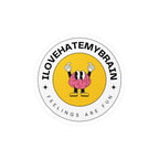 ilovehatemybrain sticker