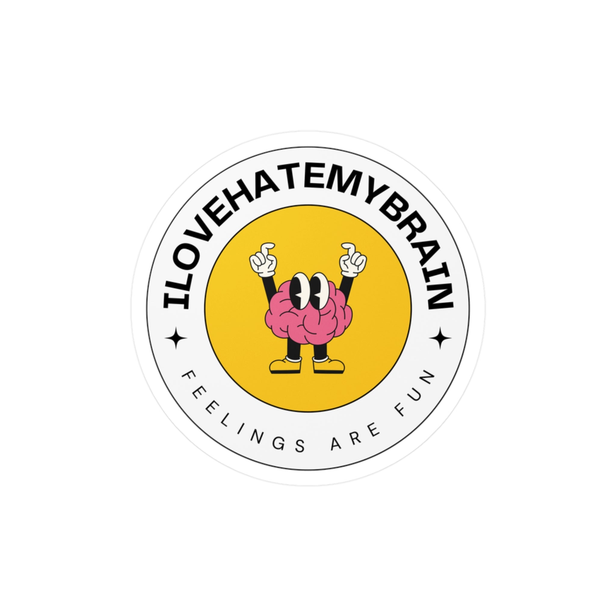 ilovehatemybrain sticker