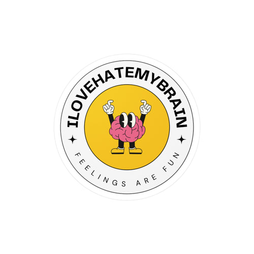 ilovehatemybrain sticker