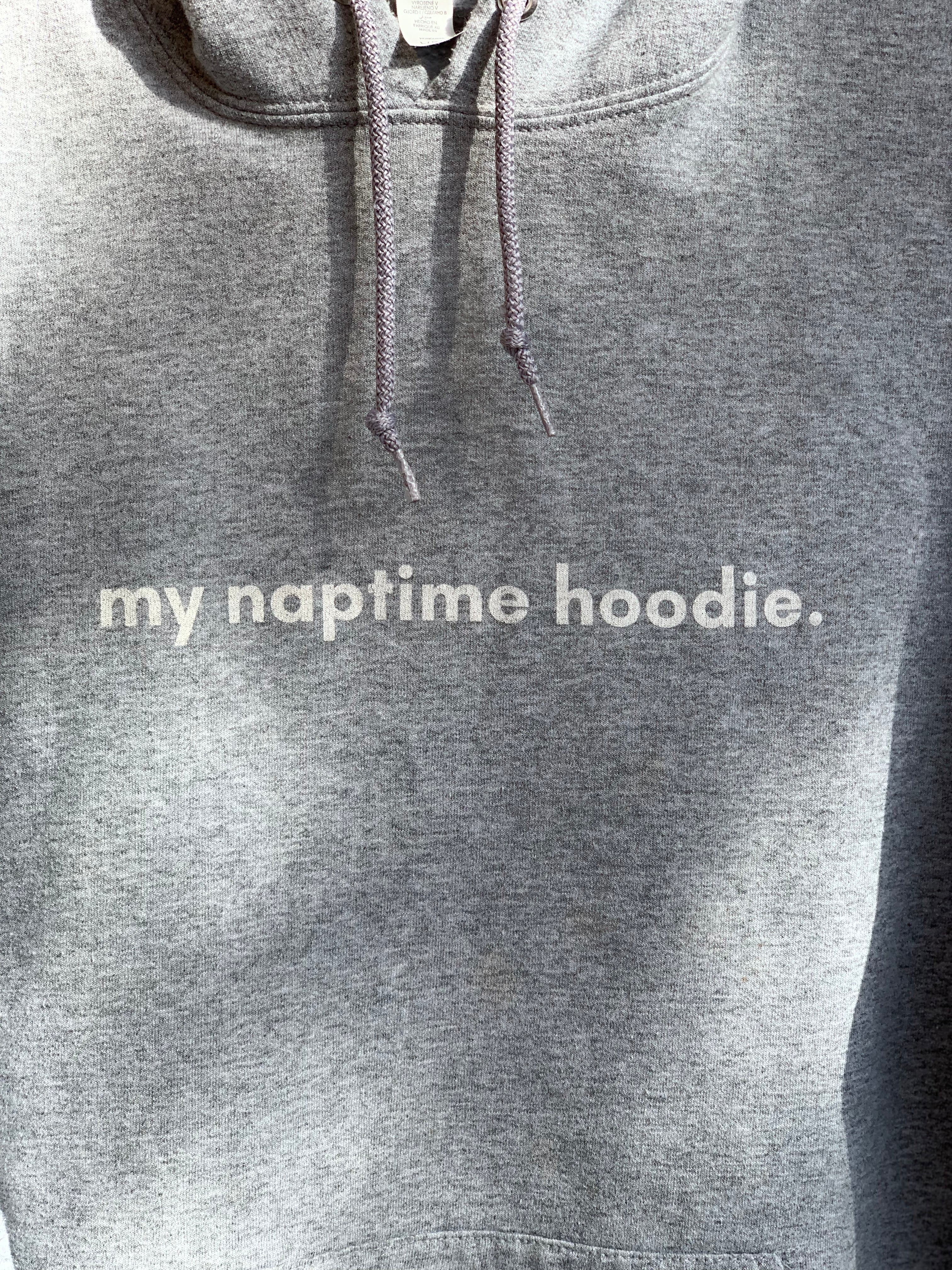 my naptime hoodie - heather gray