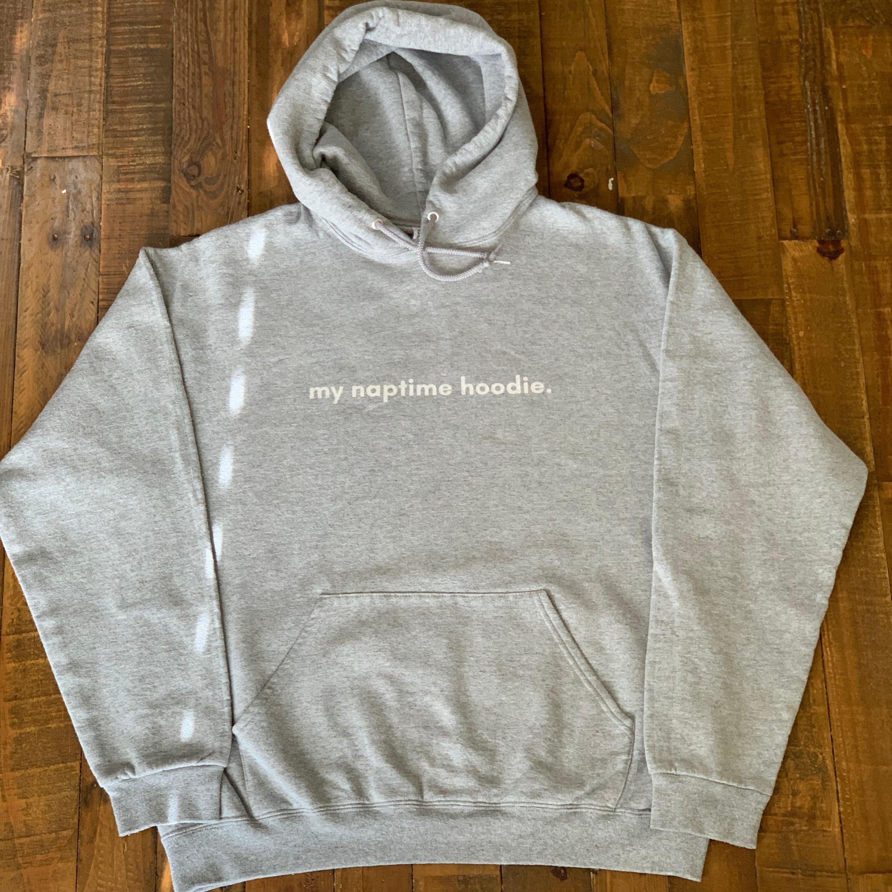 my naptime hoodie - heather gray