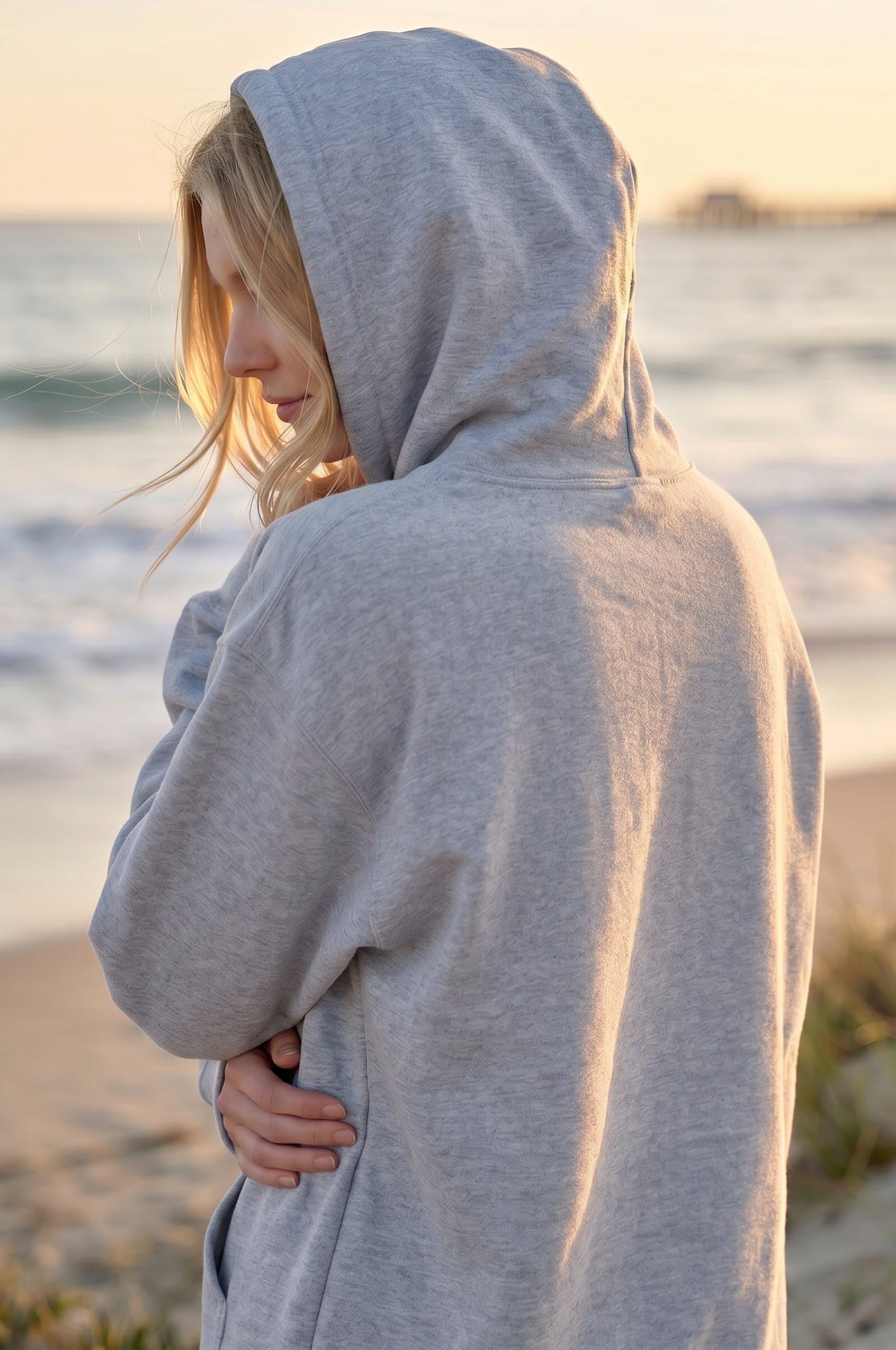 my naptime hoodie - heather gray